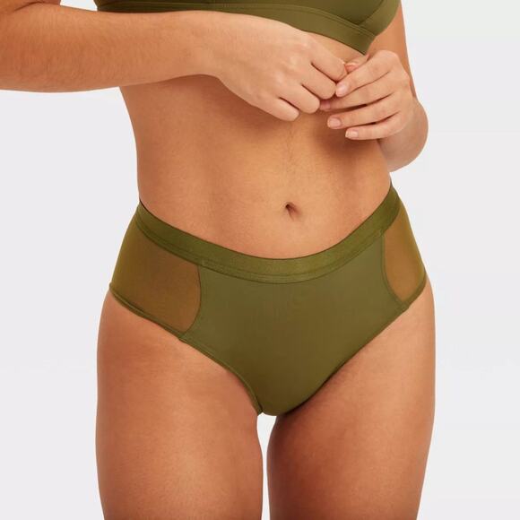 Parade Women's Re:Play High Waisted Briefs Olive Size L - Picture 1 of 5